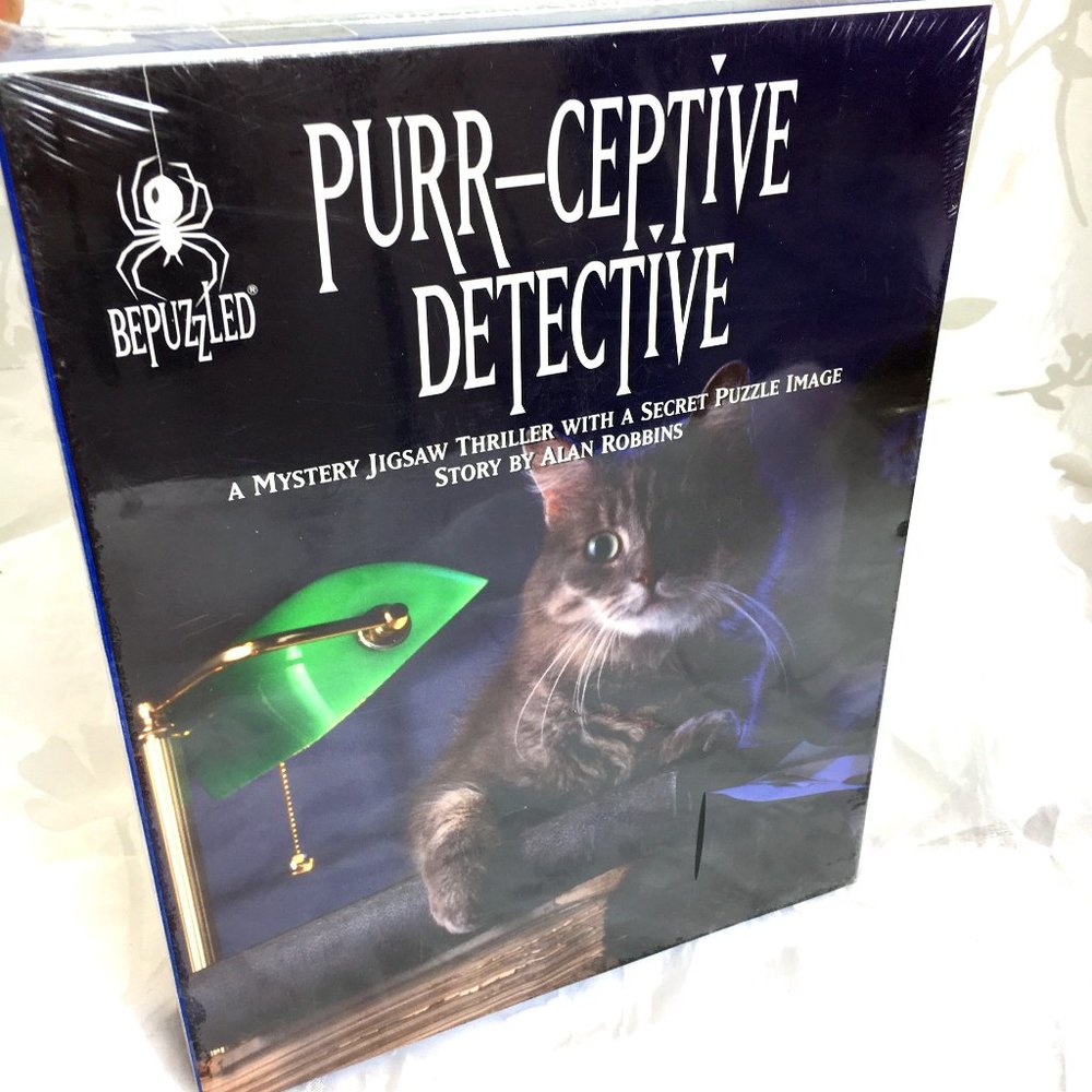 Purr-Ceptive Detective Mystery Thriller Puzzle NWT